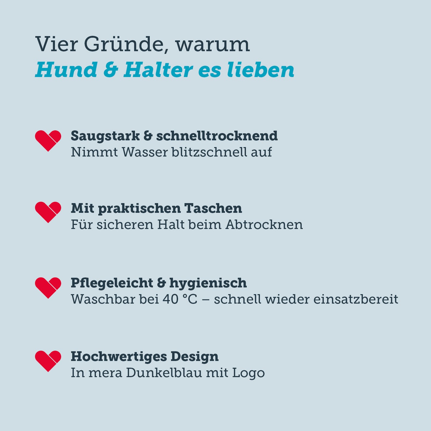 Hundehandtuch Vorteile