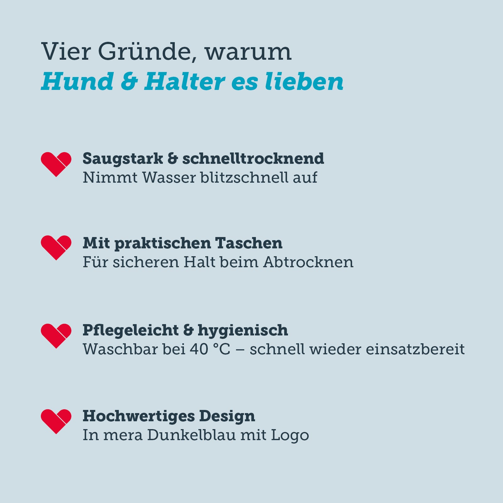 Hundehandtuch Vorteile