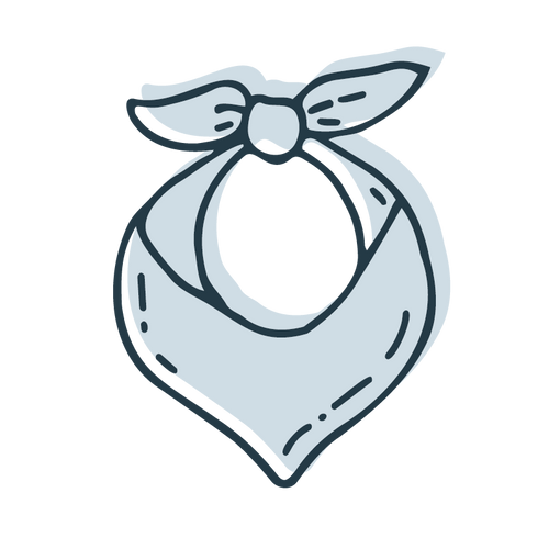 mera icon blau - Halstuch