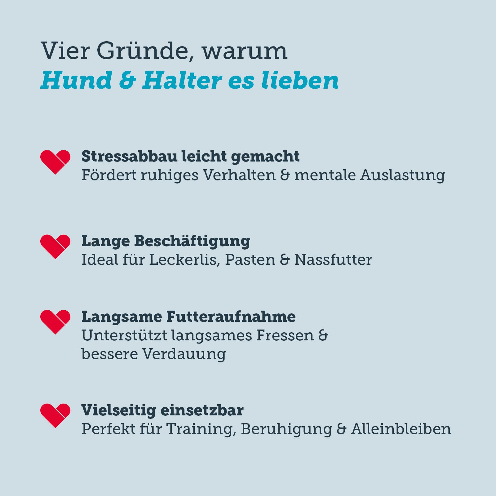 Vorteile der Schleckplatte